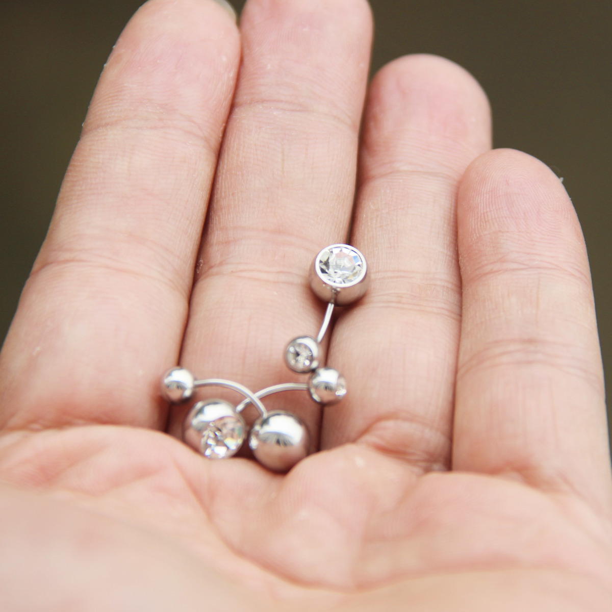 脐钉钛钢基础钉基础款常用肚脐环肚脐饰品脐环穿孔脐钉打孔耳钉sn4984