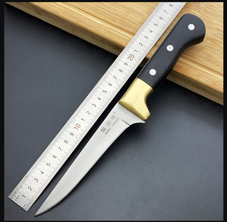 德国7铬钢锻打屠宰分割刀屠夫杀猪剃骨刀特快切肉刀具 301【图片 价格