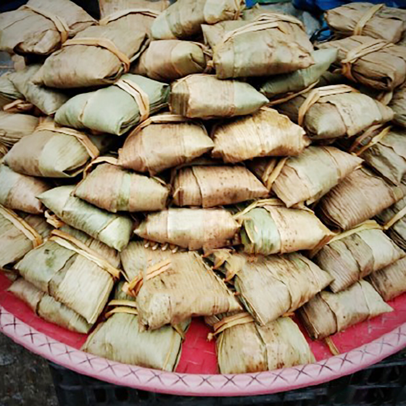 草泼水粑粑糯米粑粑贵州云南湖南特产小吃 三月甜藤粑粑1斤5个【图片