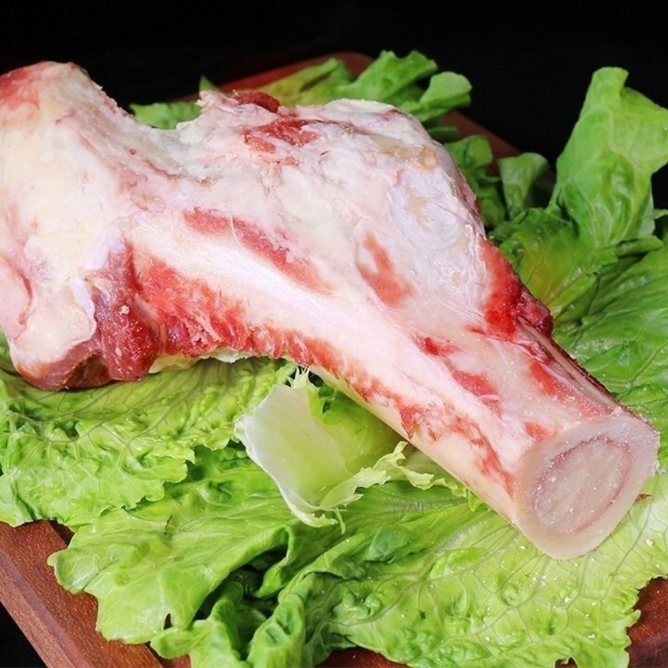 牛棒骨现宰现切黄牛牛棒骨牛骨髓切块炖汤烧烤整根牛棒骨默认切断5斤