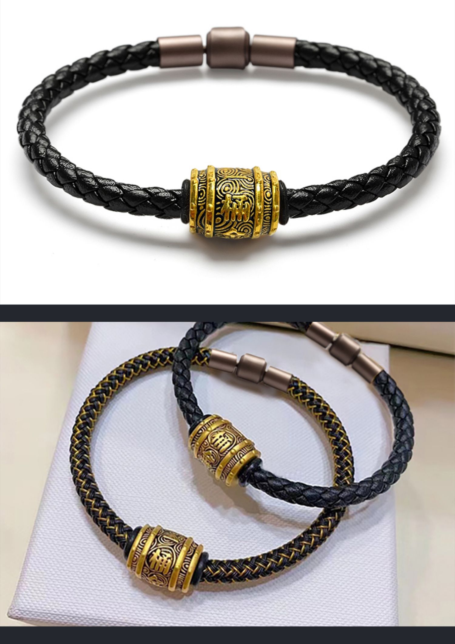 黄金一桶金手链999足金转运珠手绳情侣款男士桶珠手串3d硬金 足金一桶