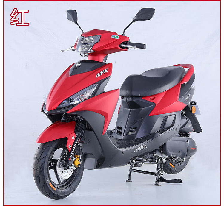 全新南雅125cc踏板摩托车110发动机国四电喷男女士燃油可上牌 蓝分