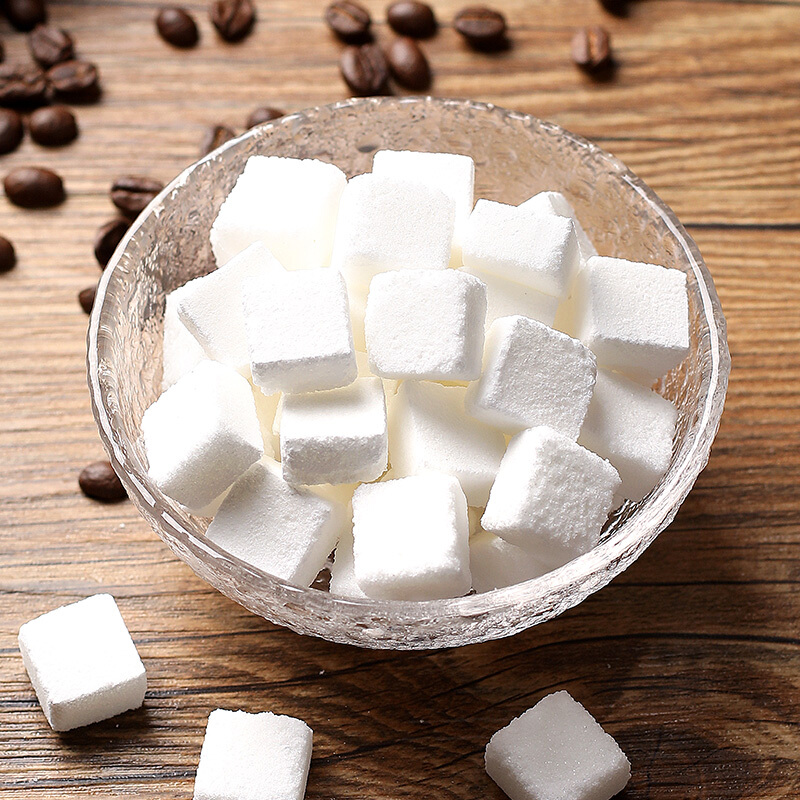 雨子坊方糖白砂糖纯黑咖啡伴侣奶茶方糖块咖啡调糖g/粒