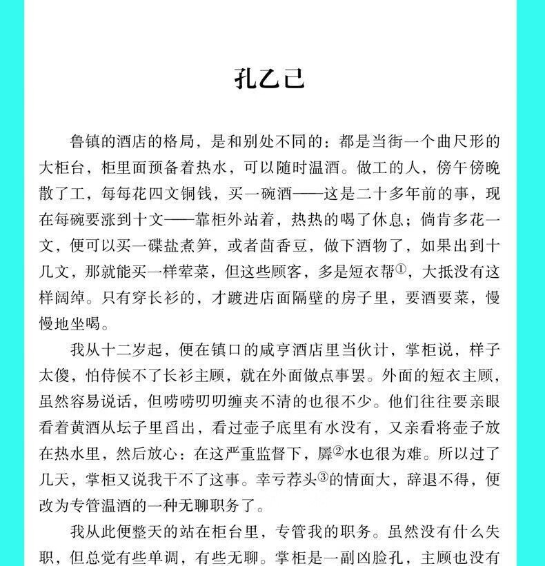 正版鲁迅小说作品集孔乙己评析课外阅读孔乙己现代文学小说散文课外阅读现代文学小说散文 孔乙己详情图片9