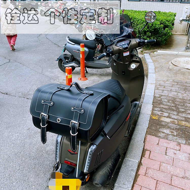 ra 嘉陵coco姜戈150维多利亚300 vespa150小绵羊飞度踏板车尾箱包 a2
