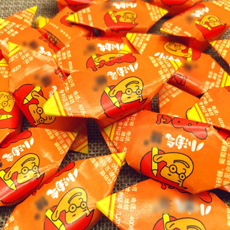 小淘气糖童年经典怀旧零食7080后传统硬糖果糯米纸糖老式喜糖小淘气