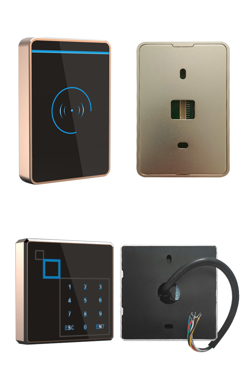 zkat兆控金属门禁读卡器控制器一体机韦根wg2634门禁读头idic刷卡门禁