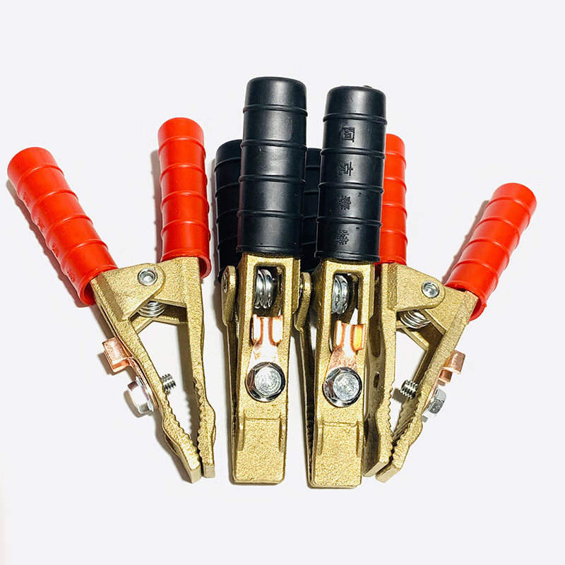 600a全铜接a字型电焊地线夹子加厚奥太焊机地线夹400a电焊钳sy260红色