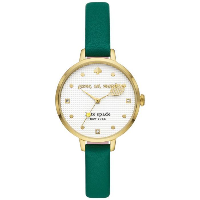 凯特丝蓓纽约katespadenewyork女士石英手表绿色表带简约时尚13771080