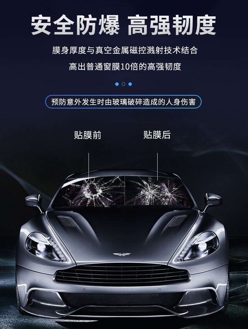 杜邦山姆钻石系列优质汽车防爆隔热膜全车贴膜太阳膜玻璃膜防晒膜车窗