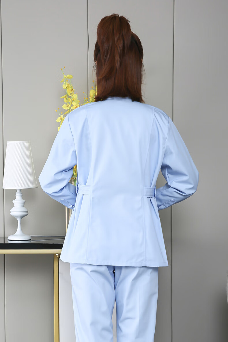 养老护理员服装秋冬季养老院护工工作服立领长袖口腔足疗护士护工工作