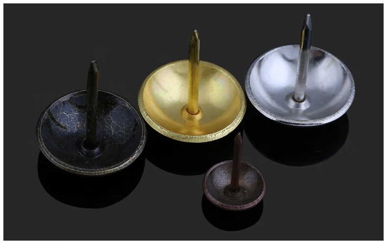 柏拉图装饰泡钉大图钉大头钉加长墙纸钉木用图丁摁钉沙发钉沙发圆钉