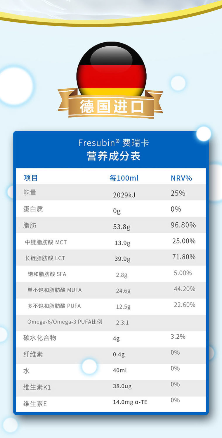 玉泉韵伟博2022新鲜效期高能营养补充液透析脏ckd德国