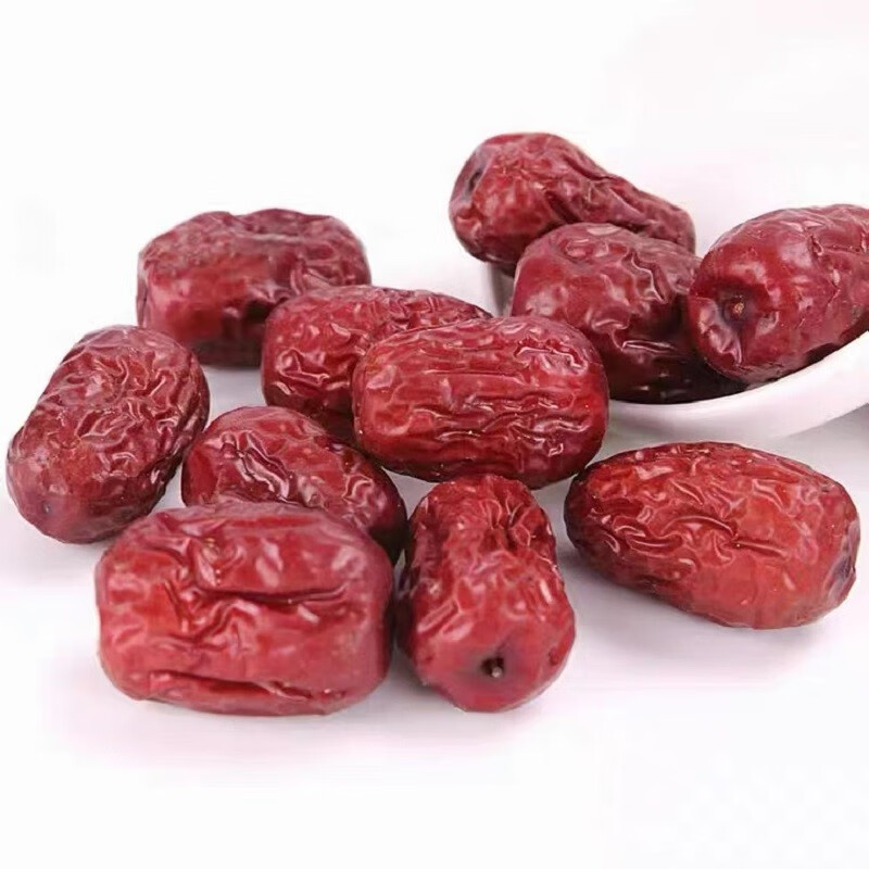 情川堂特级新疆大红枣中药材和田大枣中药食用泡茶煮水煲汤材料500克