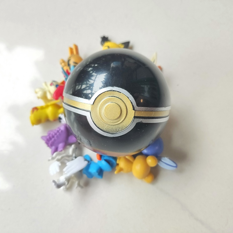 神奇宝贝口袋妖怪模型精灵球玩具扭蛋皮卡丘口袋宠物妖怪宝可梦神兽闪