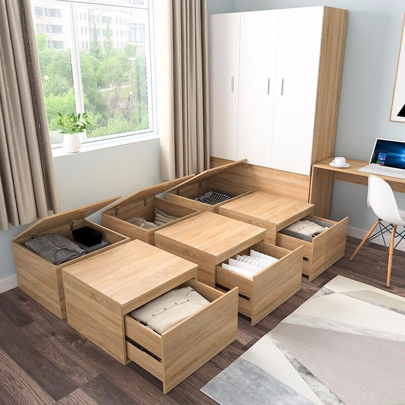 联堃 踏踏米床多功能榻榻米床衣柜一体组合魔方榻榻米自由拼接省空间