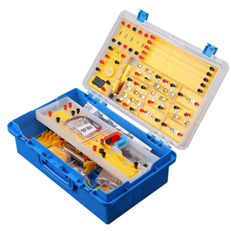 初中物理电学实验器材全套初三电路实验盒套装九年级电磁学实验箱2021