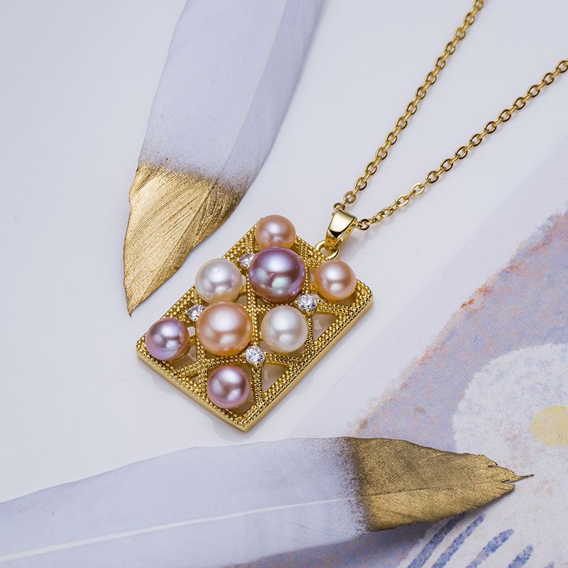 奥利维拉 珍珠吊坠 镀金工艺 淡水珍珠 2653【图片 价格 品牌 报价】