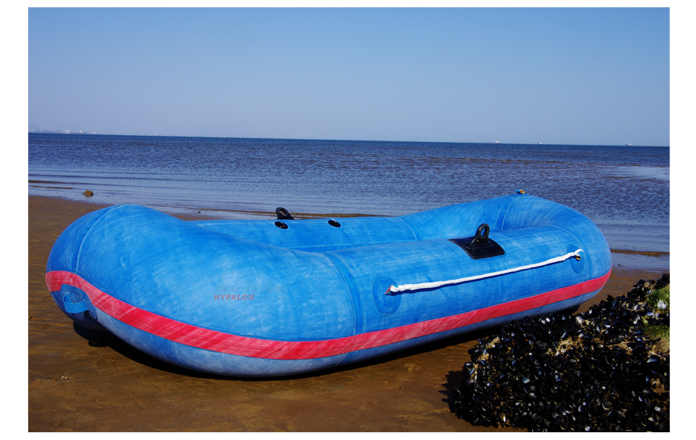 船军加厚硬底橡胶充气船橡皮艇皮划艇钓鱼船漂流船橡胶船渔船用裸船