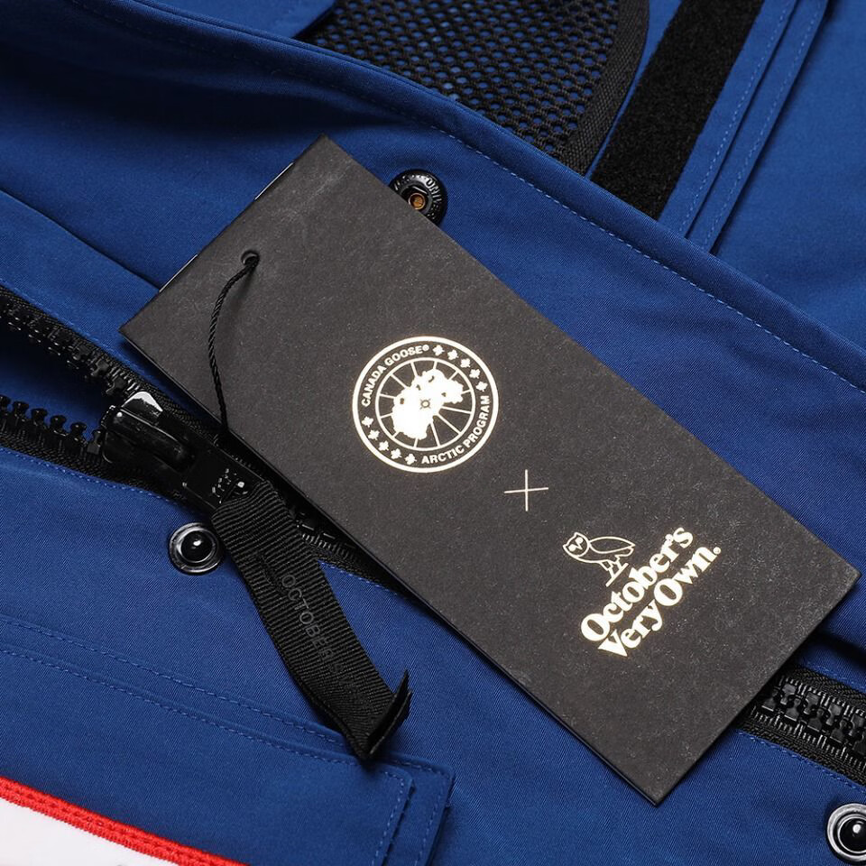 加拿大奢品2021大鹅羽绒服男男ovo猫头鹰联名连帽羽男女外套户外中长