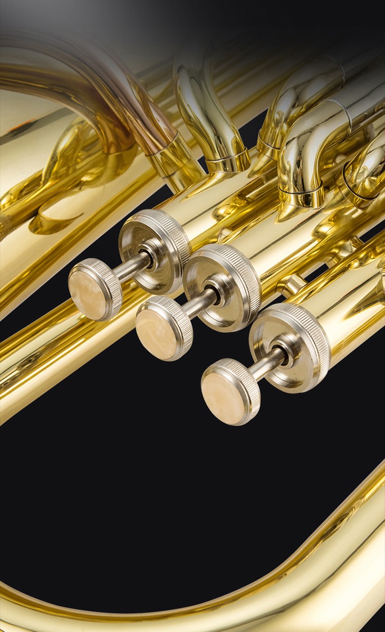 法国布兰琪blanche降b调三立键上低音号抱号巴立东西洋铜管乐器初学