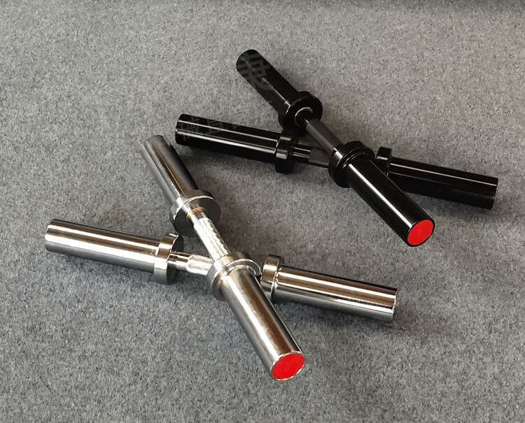 子午乾 哑铃杆短 哑铃杆通用一对 哑铃杆子 哑铃奥杆 粗握哑铃杆大孔