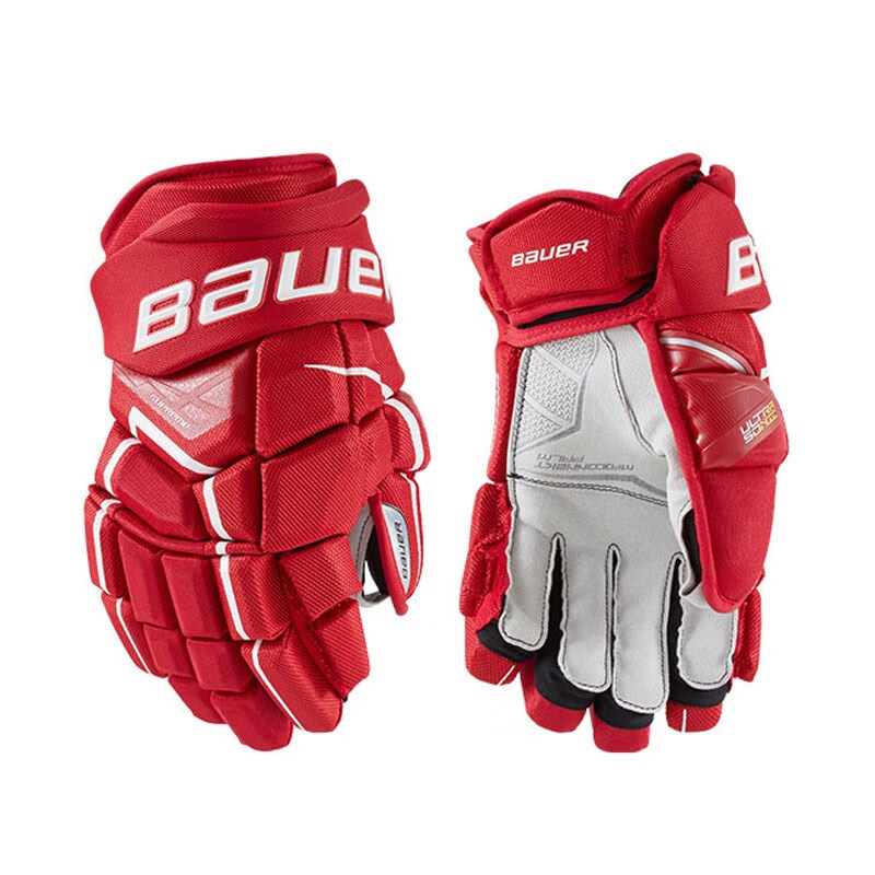 bauer ultrasonic冰球手套鲍尔超音速儿童青少年比赛级手套 青少年11