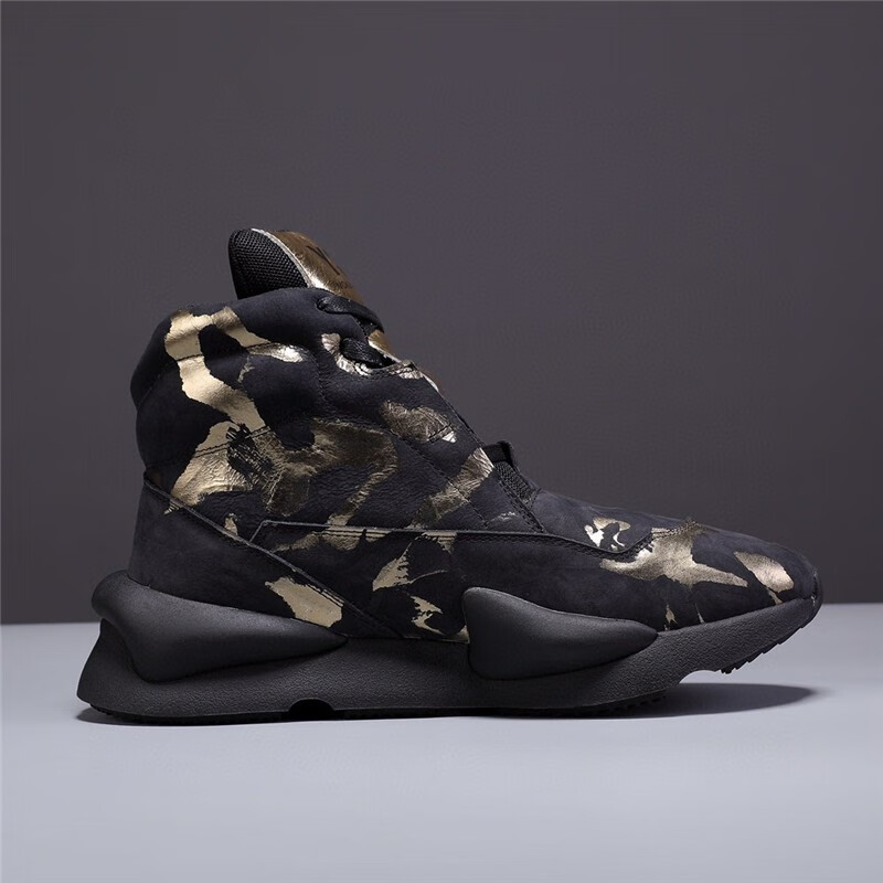 欧洲站y3男鞋高帮鞋厚底y3黑武士老爹鞋女增高情亚历山大·马库斯