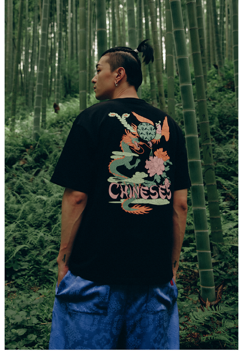 【clot clottee】花龙印花短袖t恤 华人系列 黑色 陈冠希主理 黑色 00