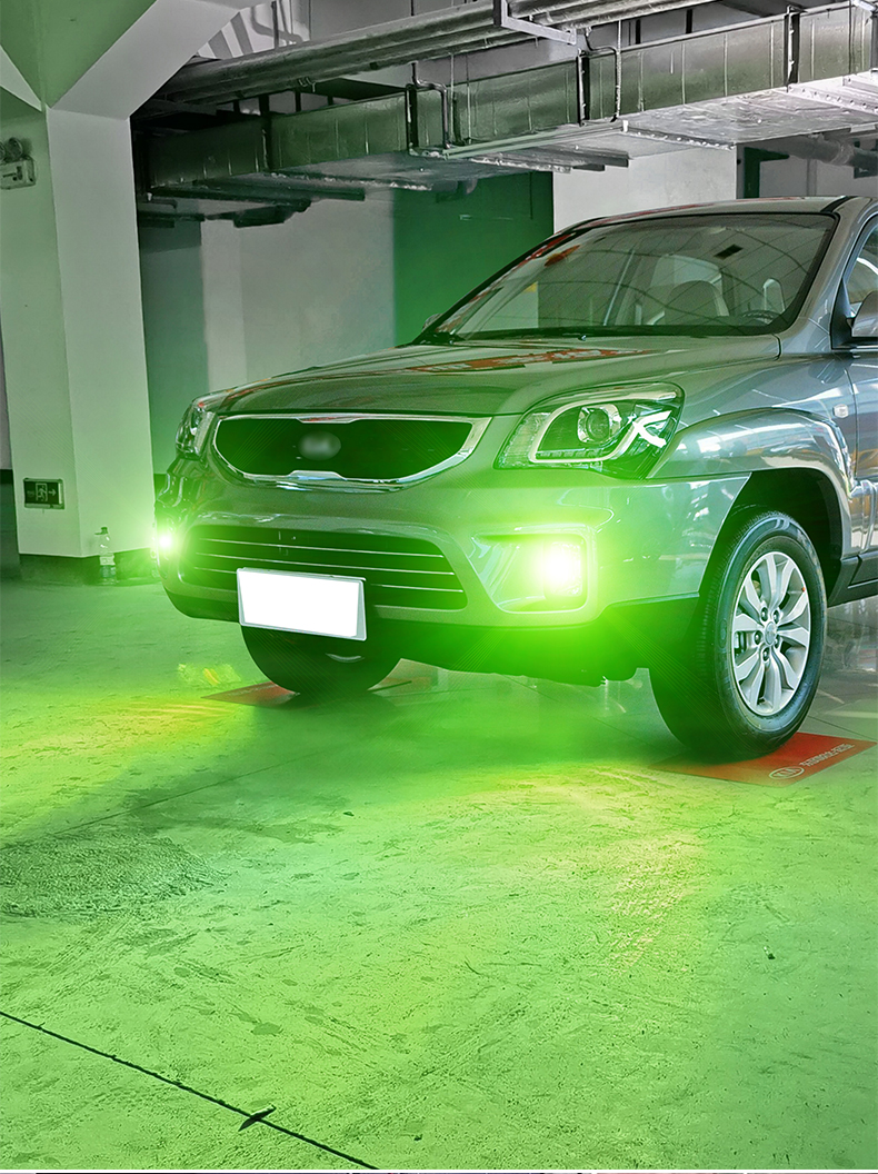 适用13款新狮跑雾灯led起亚雾灯黄金光灯泡防雾灯新狮跑专用改装 常亮