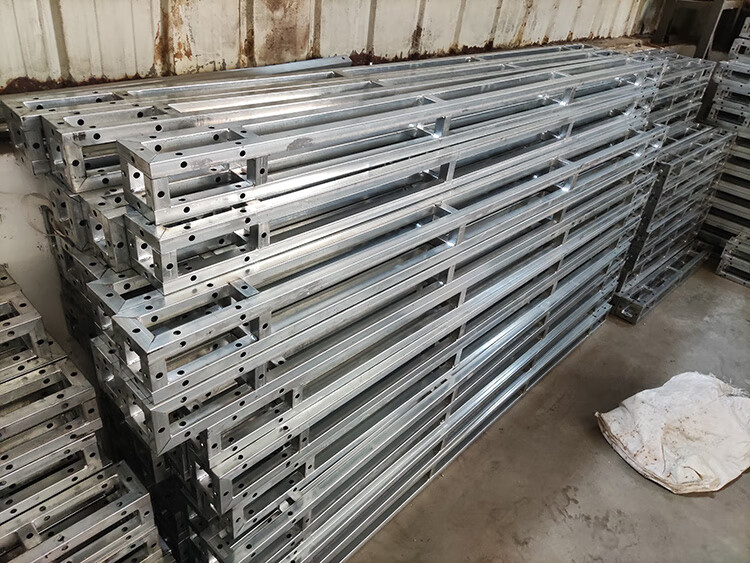 定制10x10cm小桁架热镀锌方管背景行架婚庆衍架户外活动灯光架 1米