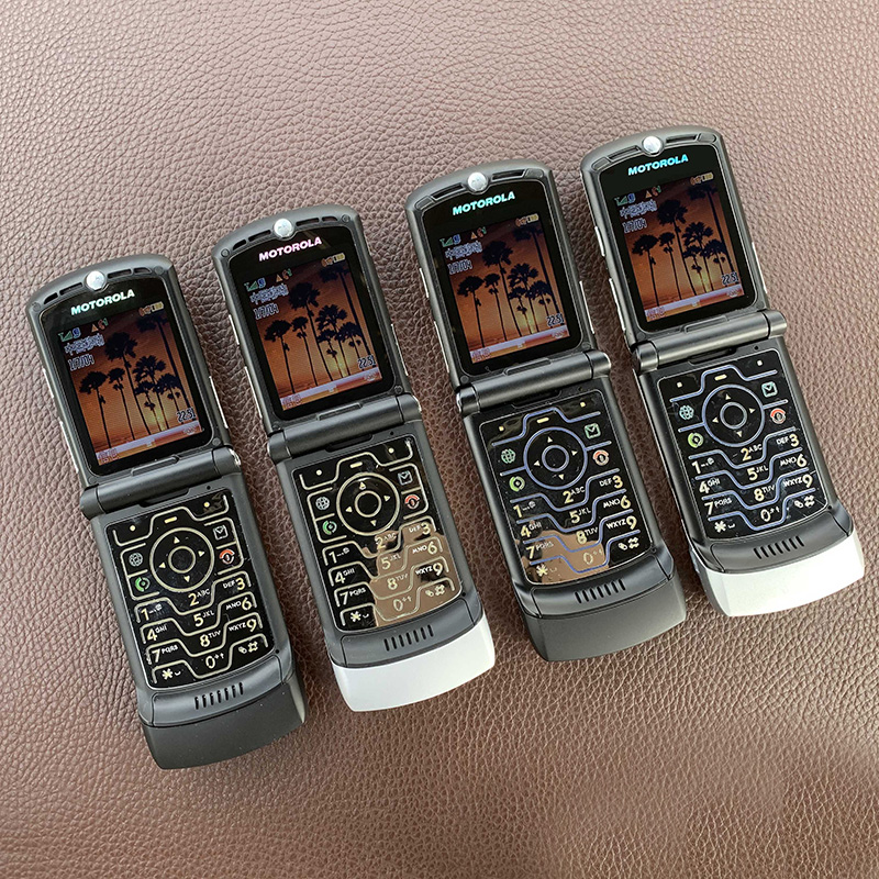 motorola/摩托罗拉通用v3iev3c老人翻盖备用手机移动联通电信经典