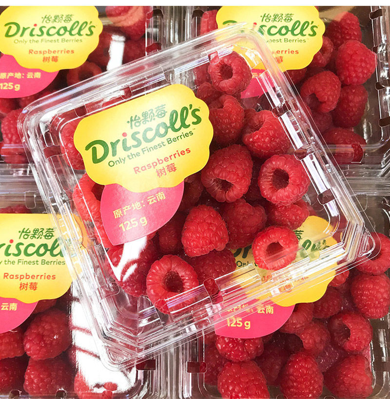 新鲜树莓鲜果红树莓 树莓果烘焙装饰稀有热带水果 2盒