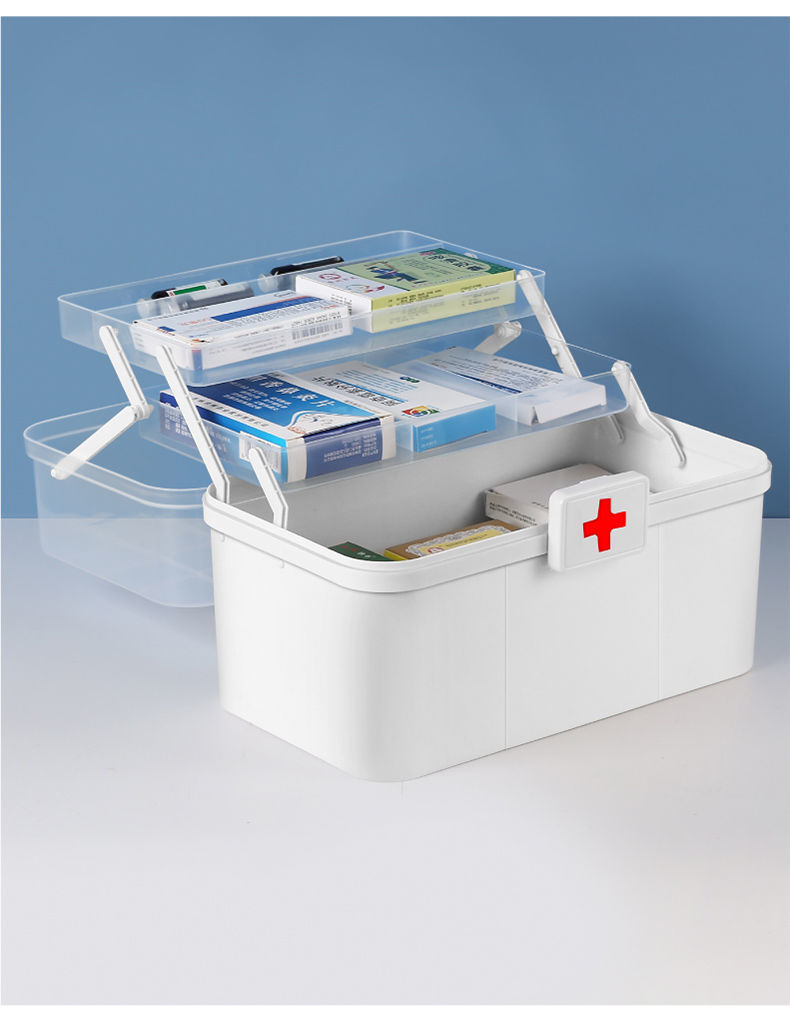 药箱家庭装大容量医疗急救箱医护多层药品收纳盒手提箱家用医药箱