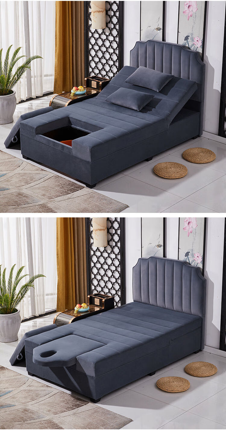 足疗按摩床沙发床足浴沙发电动按摩椅足疗店美容床洗浴中心休息床