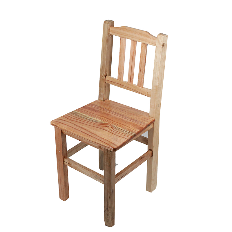 芸婷木头椅子木头椅子靠背实木靠背农村小木家用木头成人子原木简约