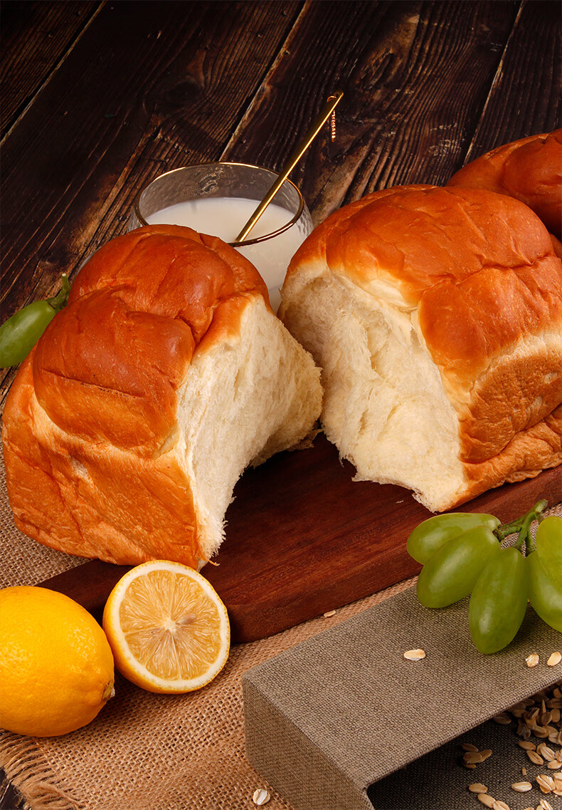 果思源 手撕面包黑麦吐司380克饱腹代餐营养早餐下午茶休闲食品零食