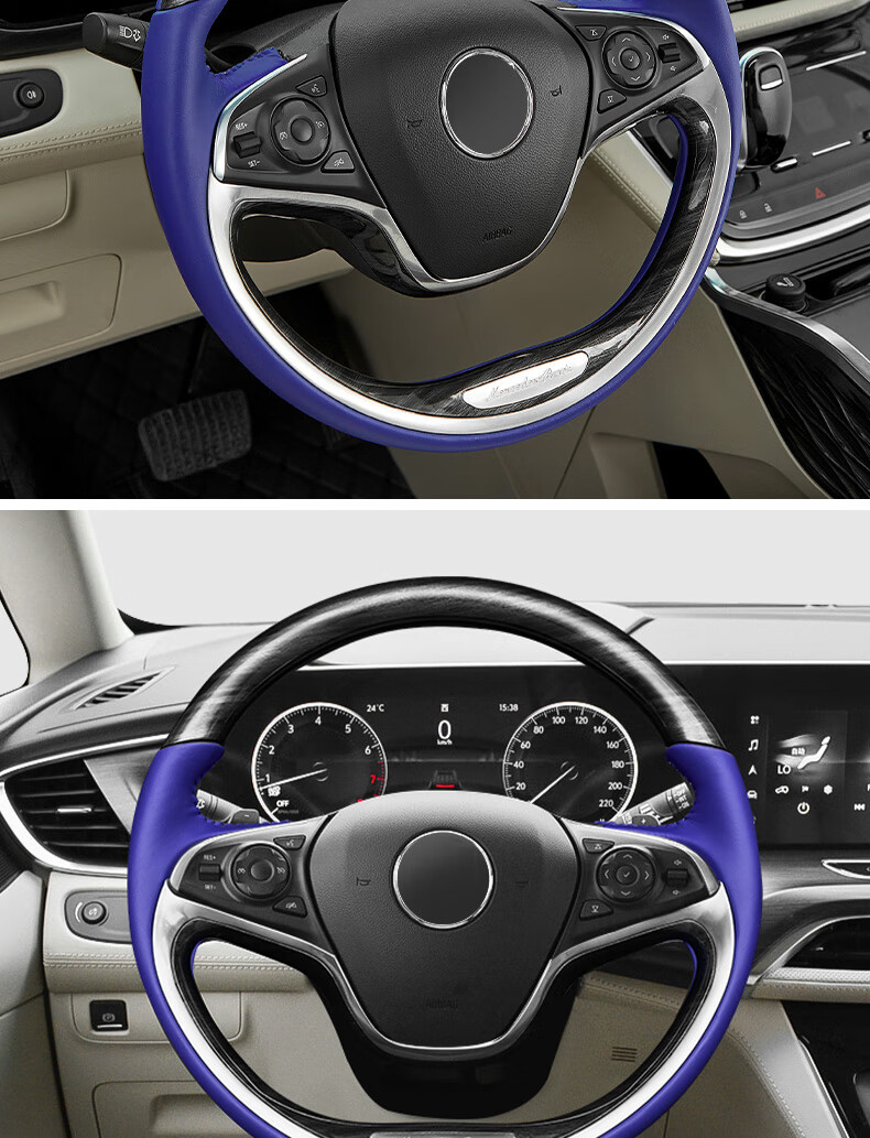 别克gl8 653t 28t es艾维亚avenir桃木方向盘总成18-22款君越改装  