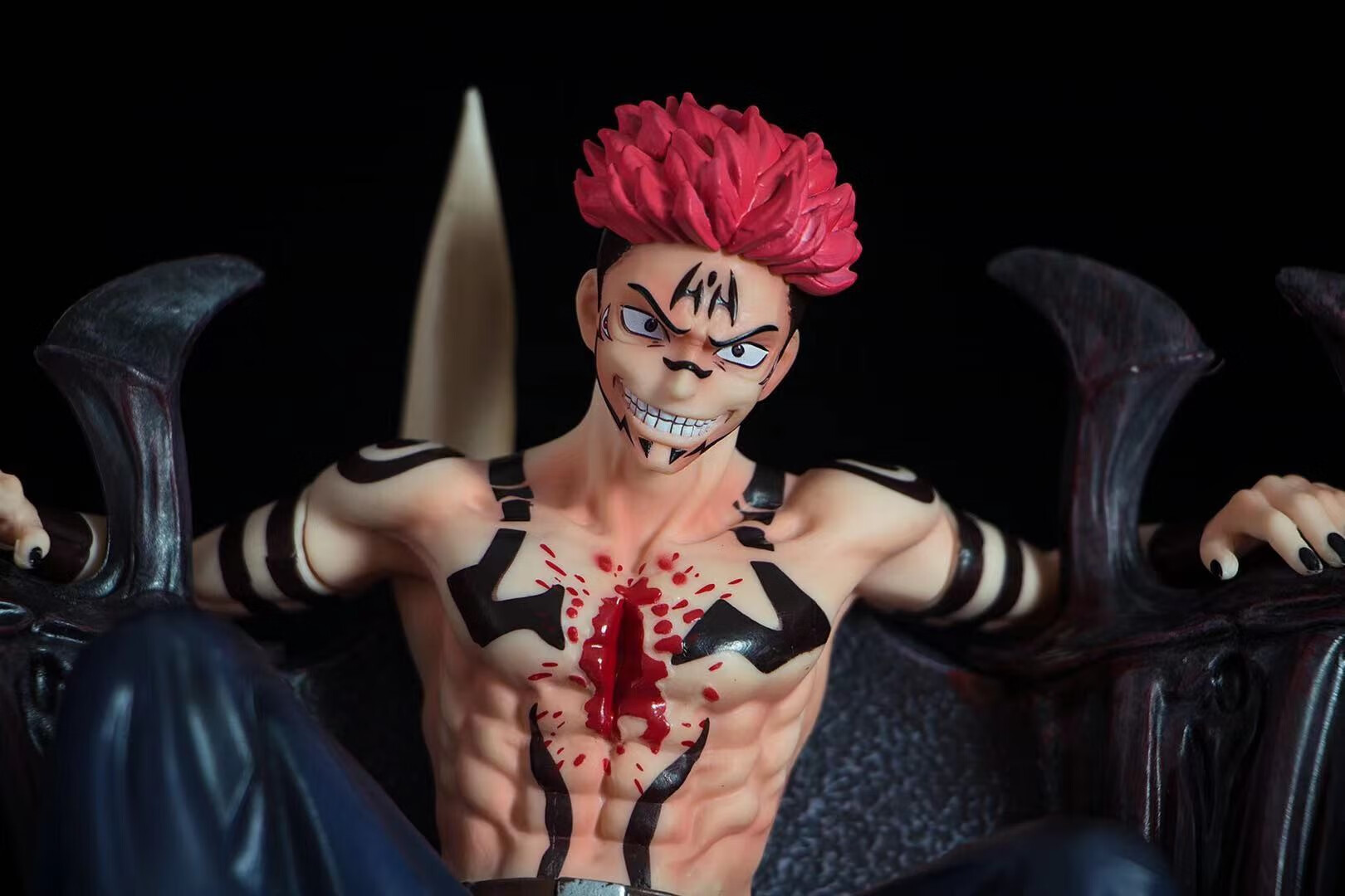 咒术回战手办周边两面宿傩雕像gk动漫二次元模型摆件特级咒物国产 两