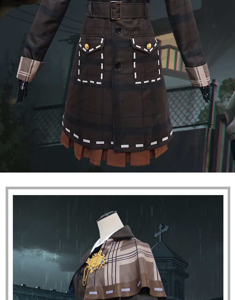 第五人格cos服一周年园丁真相小姐英伦侦探cospaly服装女园丁真相 l