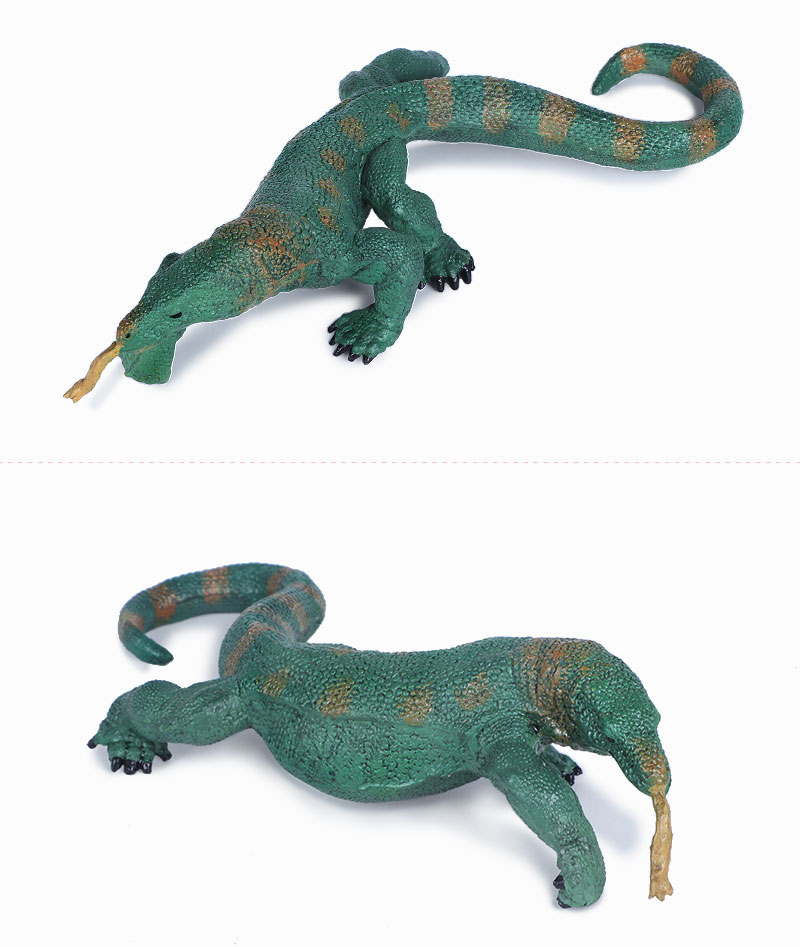 科莫多巨蜥玩具 仿真爬行动物模型软胶男孩蜥蜴玩具壁虎科莫多巨蜥