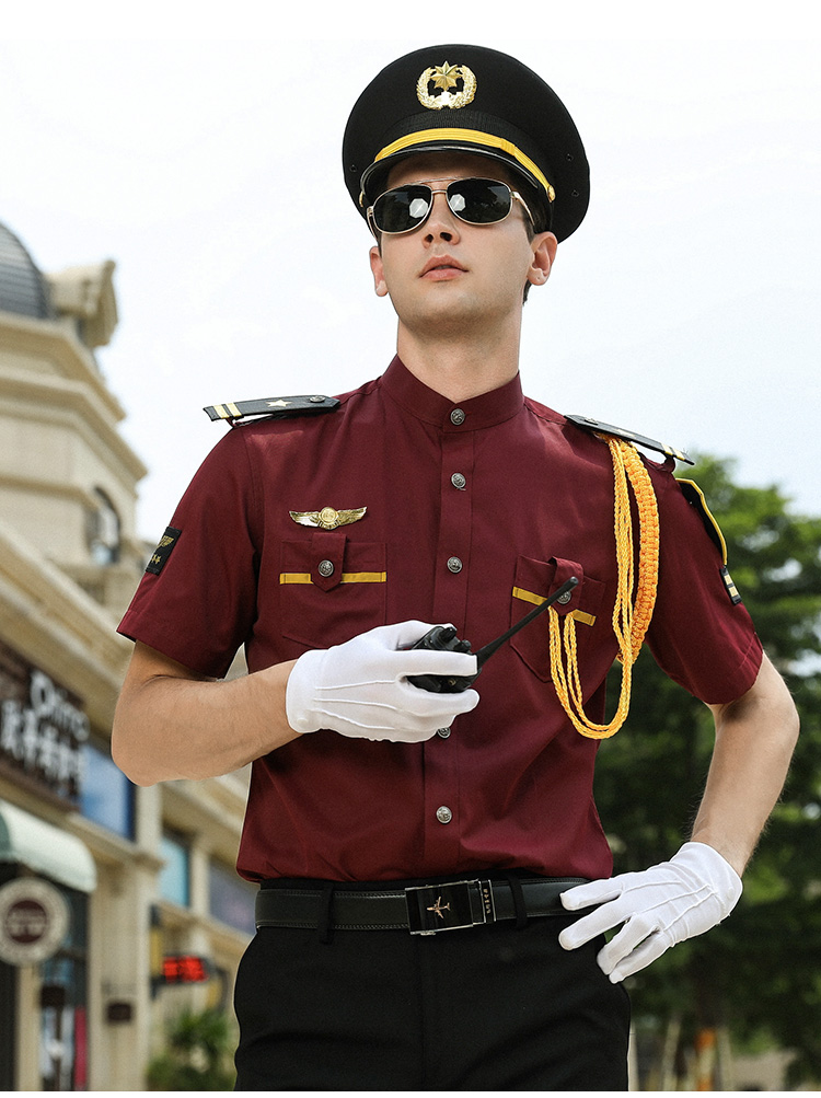 形象岗保安服物业礼宾服保安工作服套装男短袖夏装房产酒店大气保安