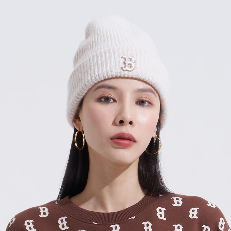 mlb 线帽男女同款帽子ny刺绣针织帽休闲生活运动保暖帽羊长豆豆纽约洋