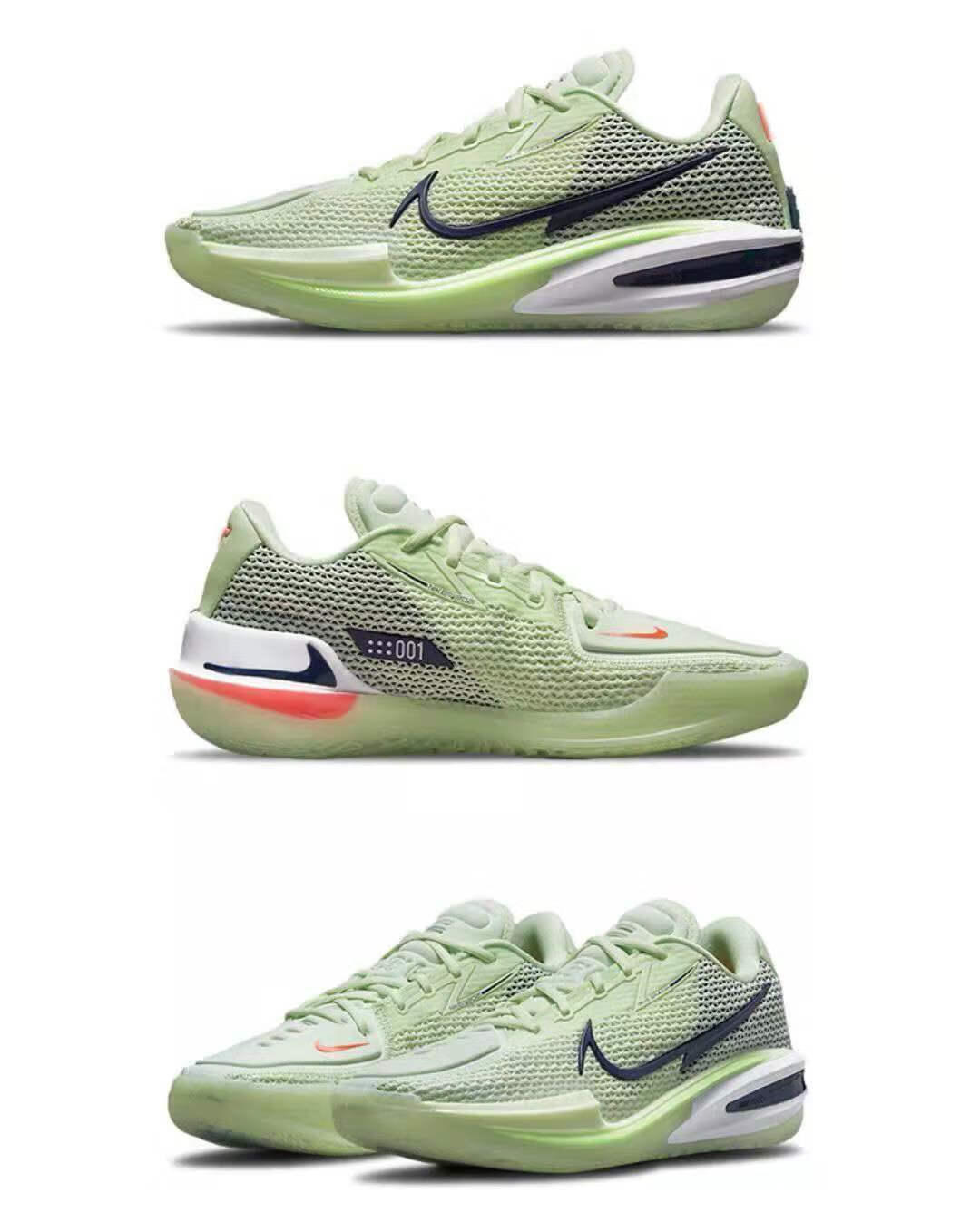 【官方自营旗舰店】运动鞋配色zoom gt cut ep篮球鞋白灰蓝低帮透气