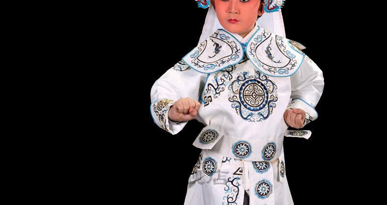 【传统戏曲武生服装】京剧戏服男粤剧梨园儿童戏曲服装六一武生将军