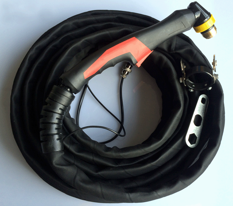 松下p80等离子割枪lgk100等离子切割机枪头割炬带火布套切割枪 防火布