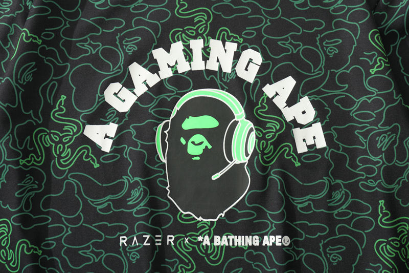 【官方自营旗舰店】潮牌aape新款欧美风潮牌猿人头x razer雷蛇联名款