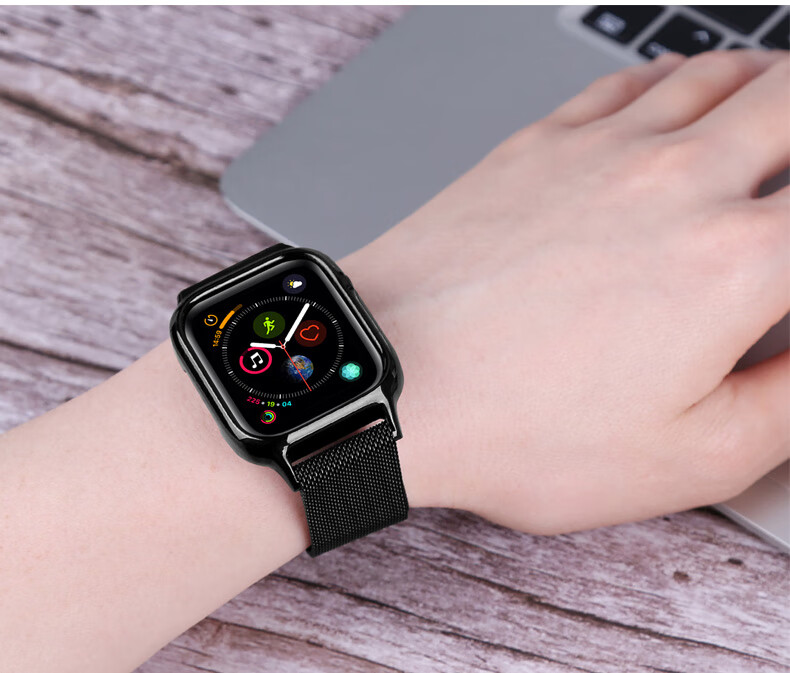 anteyapplewatch6表带苹果手表表带1234iwatch5代不锈钢运动配件米兰