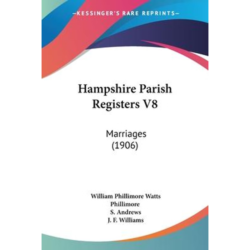 按需印刷Hampshire Parish Registers V8[9781120625656]