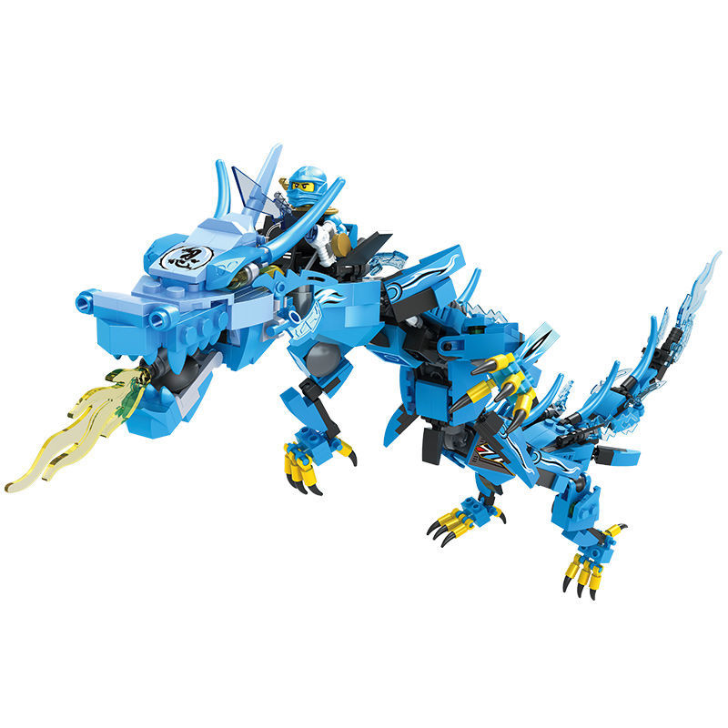 积木 拼装幻影忍者玩具 神龙机甲7-8-9岁男孩礼物 草木神龙【2in1】